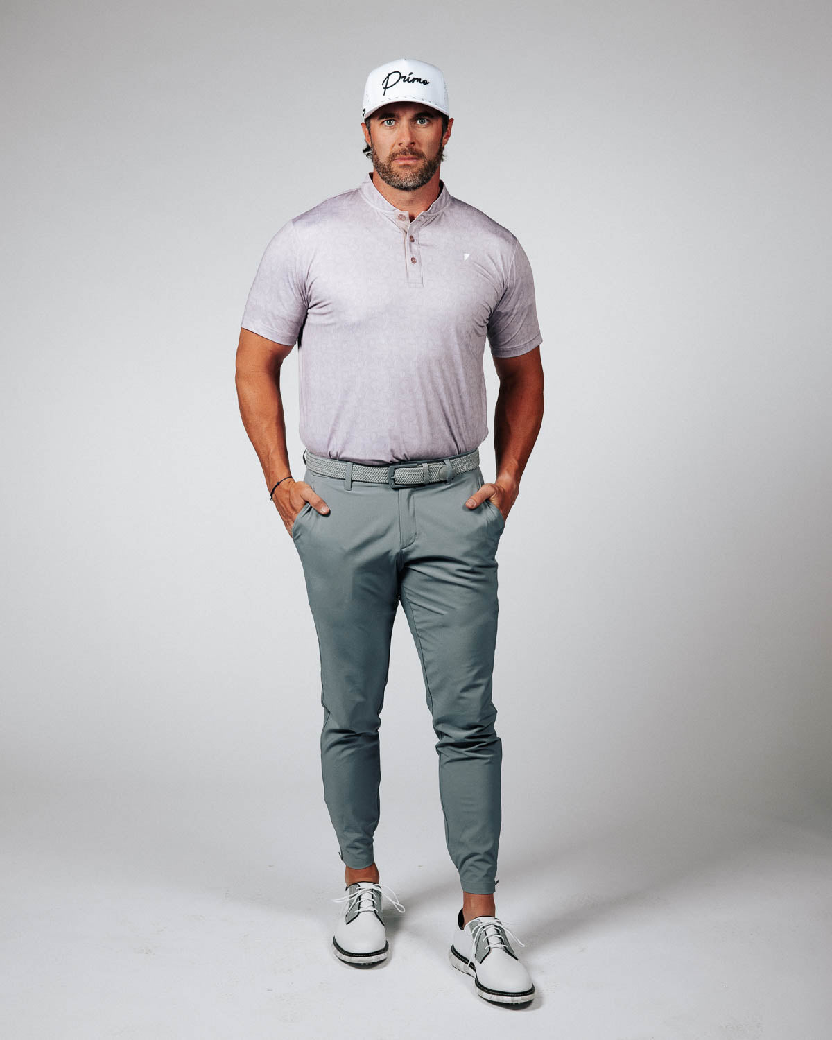 Oyster Pink Swirl Blade Polo – Primo Golf Apparel