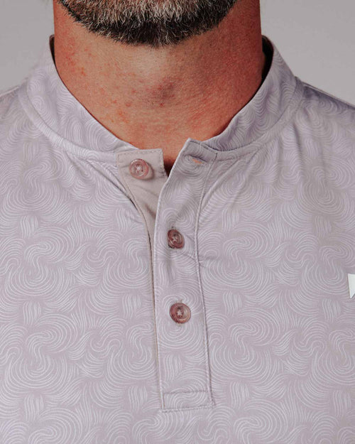 Oyster Pink Swirl Blade Polo