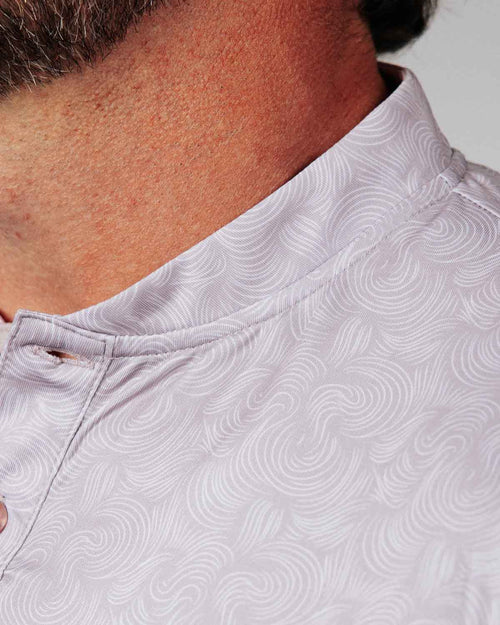 Oyster Pink Swirl Blade Polo