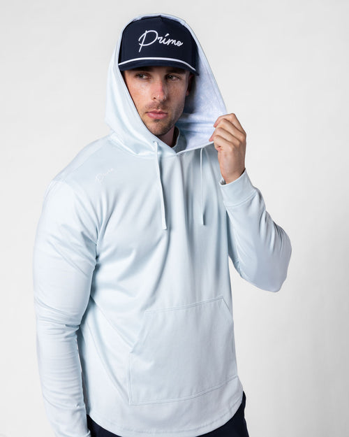 Cursive Golf Hoodie - Polar