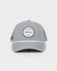 Circle Patch Hat - Light Gray