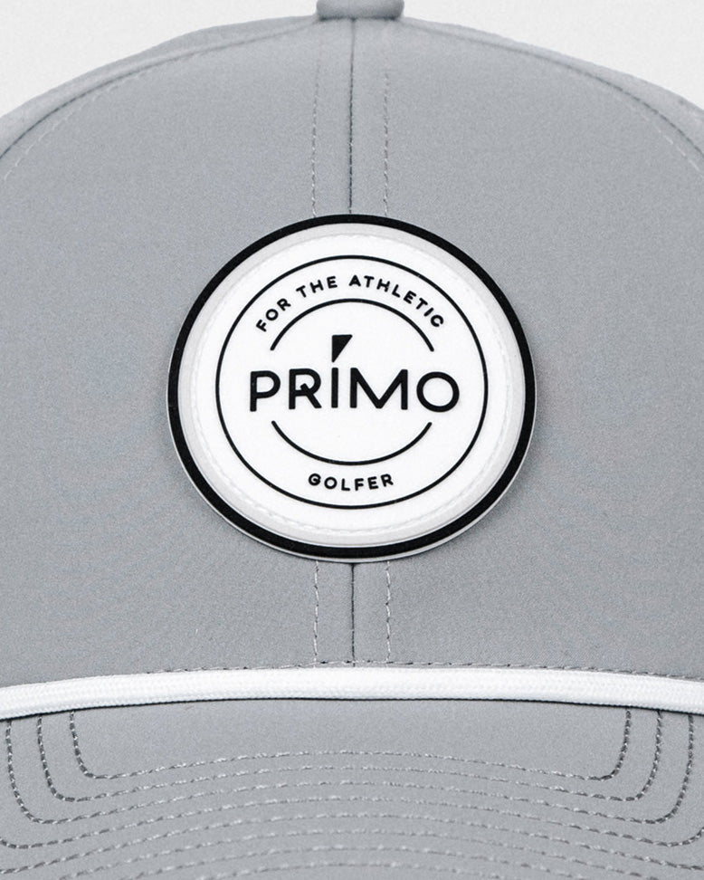 Circle Patch Hat - Light Gray
