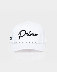Cursive Hat - White
