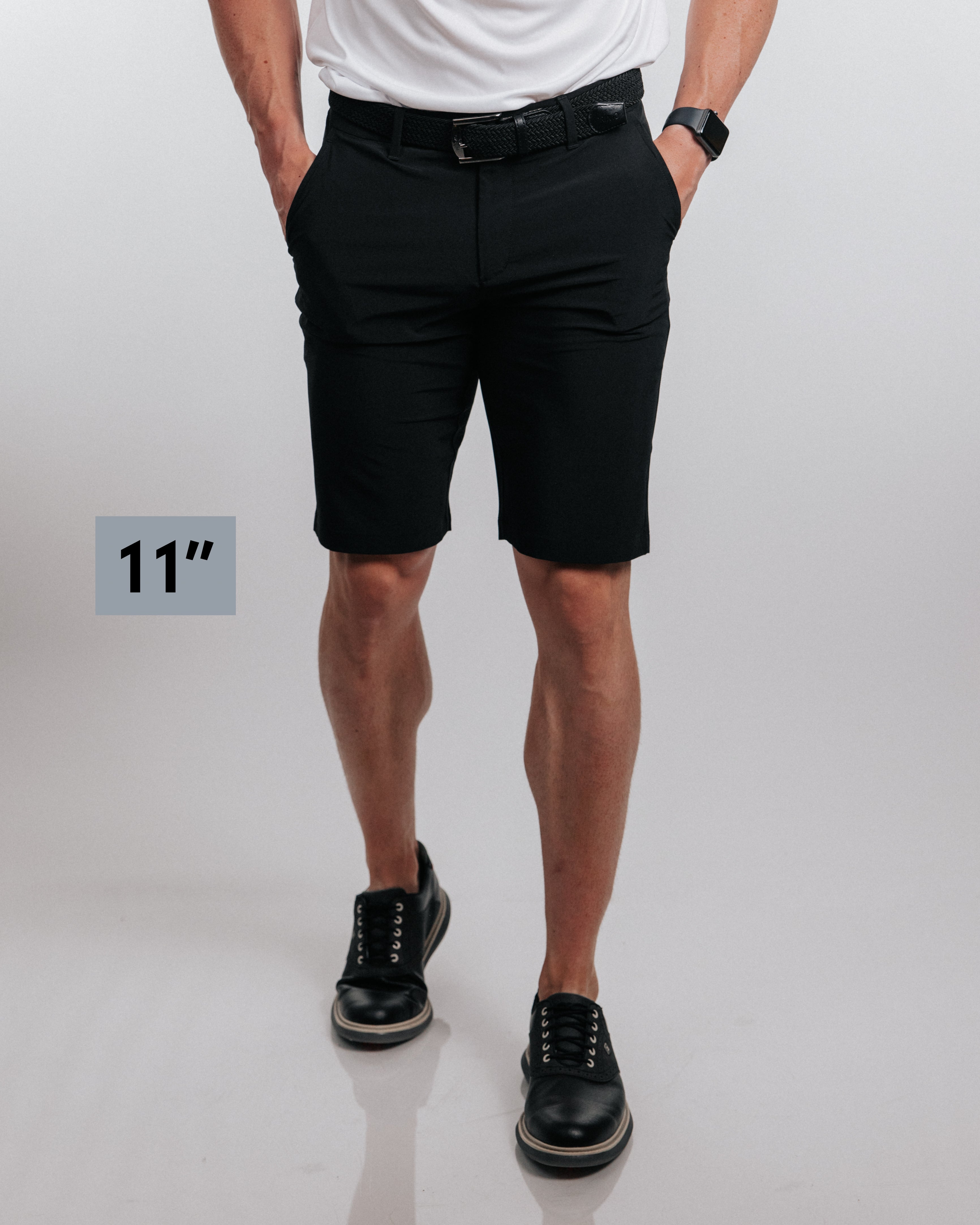 Mens slim 2025 golf shorts