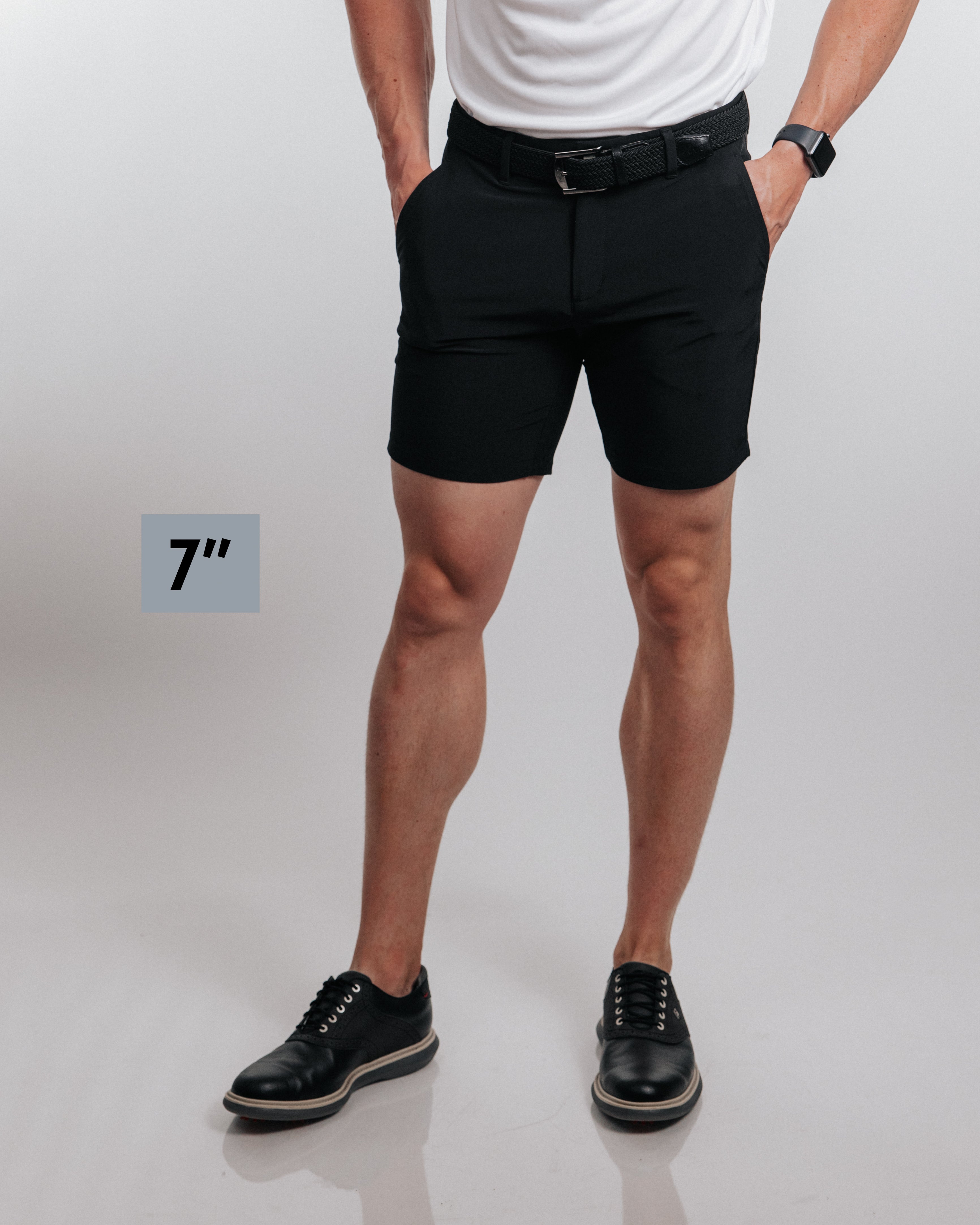 Mens golf shorts hot sale 7 inch inseam