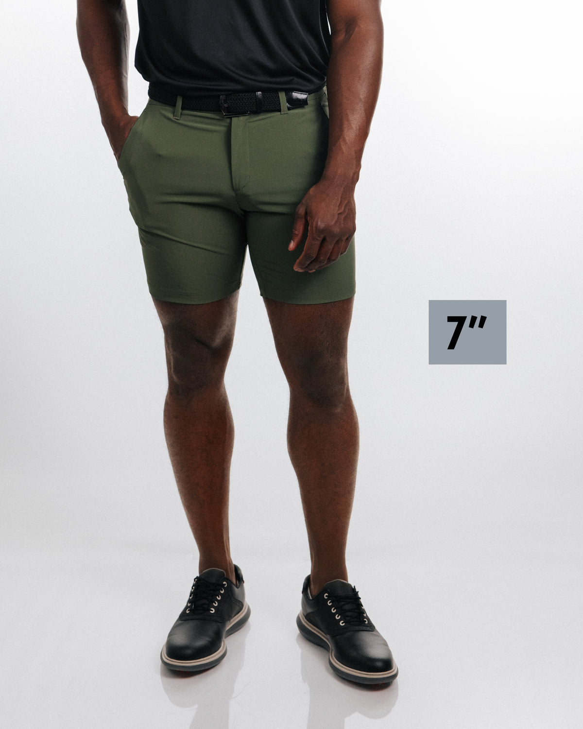 Primo Olive Shorts (7", 9", 11")
