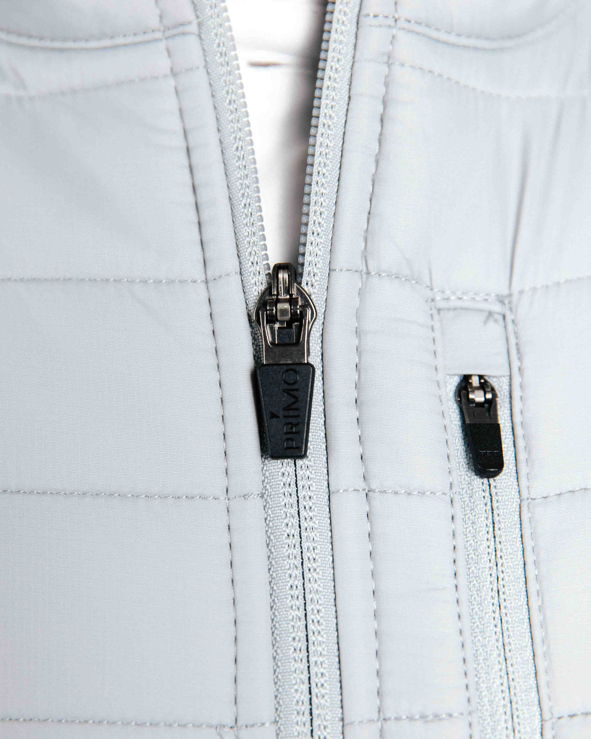 Primo Golf Light Gray Hybrid Jacket  Zipper