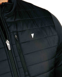 Primo Golf Black Hybrid Jacket  Logo
