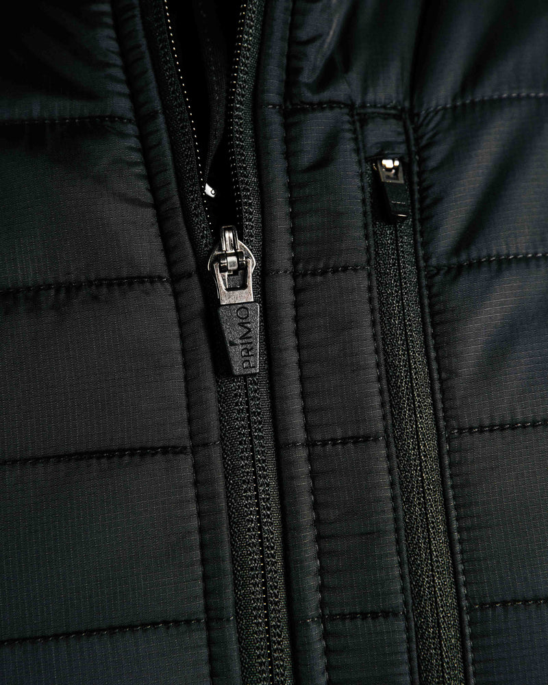 Primo Golf Black Hybrid Jacket Zipper