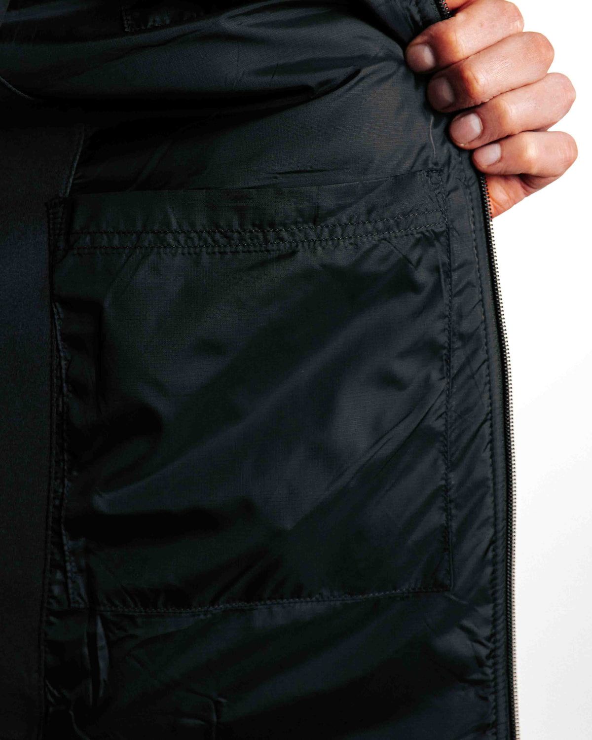 Primo Golf Black Hybrid Jacket Inner Pocket