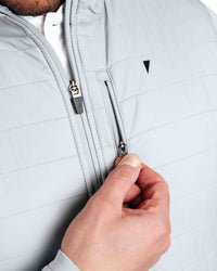 Primo Golf Light Gray Hybrid Jacket Little Zipper