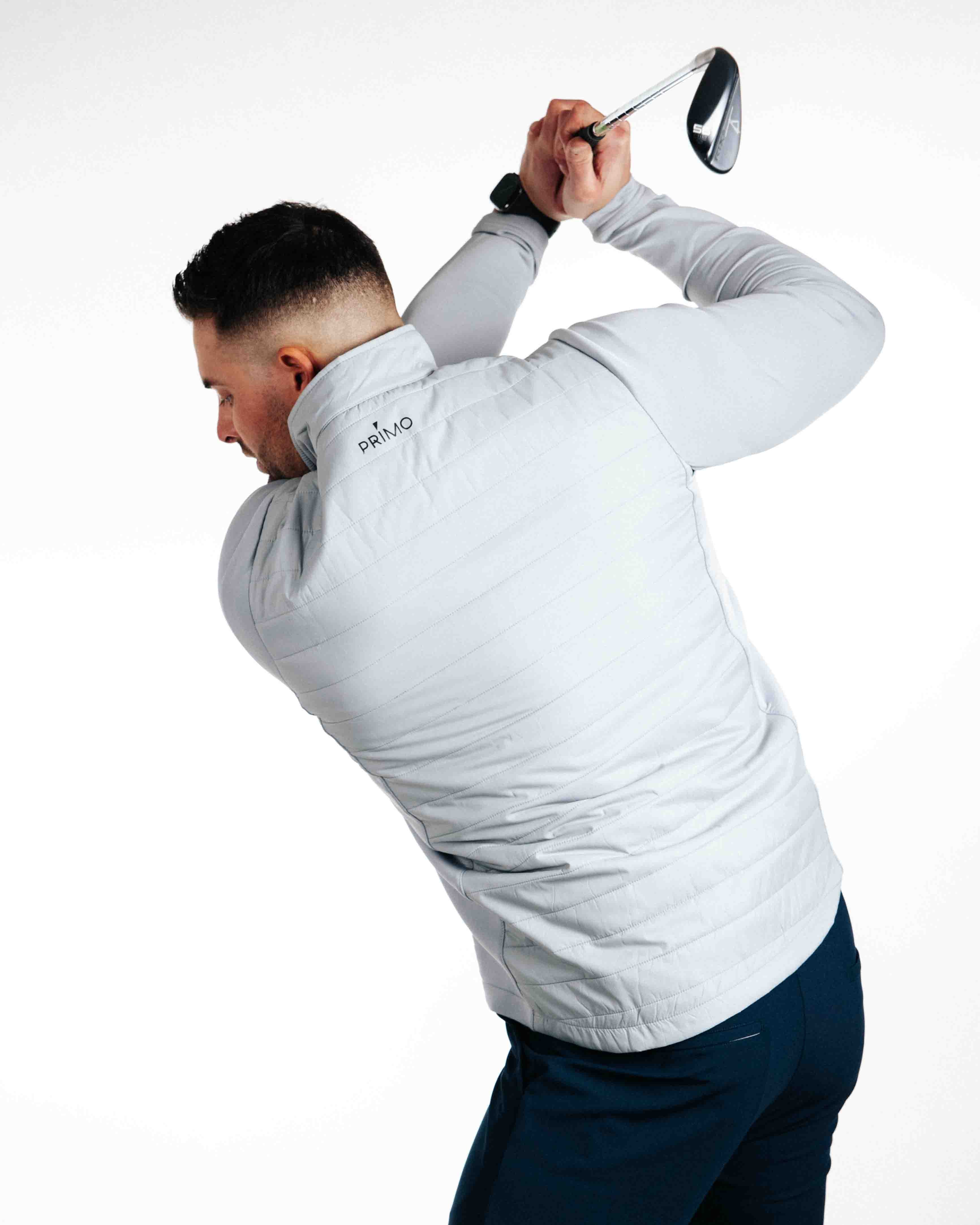 Light Gray Hybrid Jacket – Primo Golf Apparel