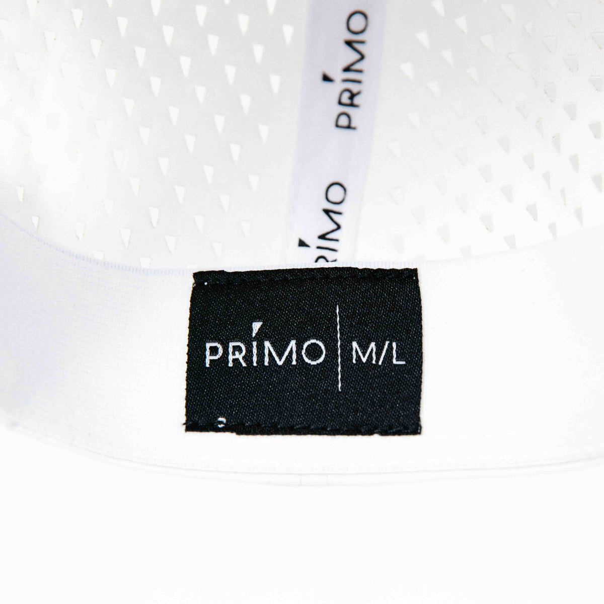 Primo GOLF hat White Sizing Tag