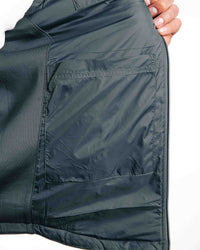 The Primo Golf Dark Gray Vest inner pocket