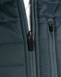 The Primo Golf Dark Gray Vest zipper