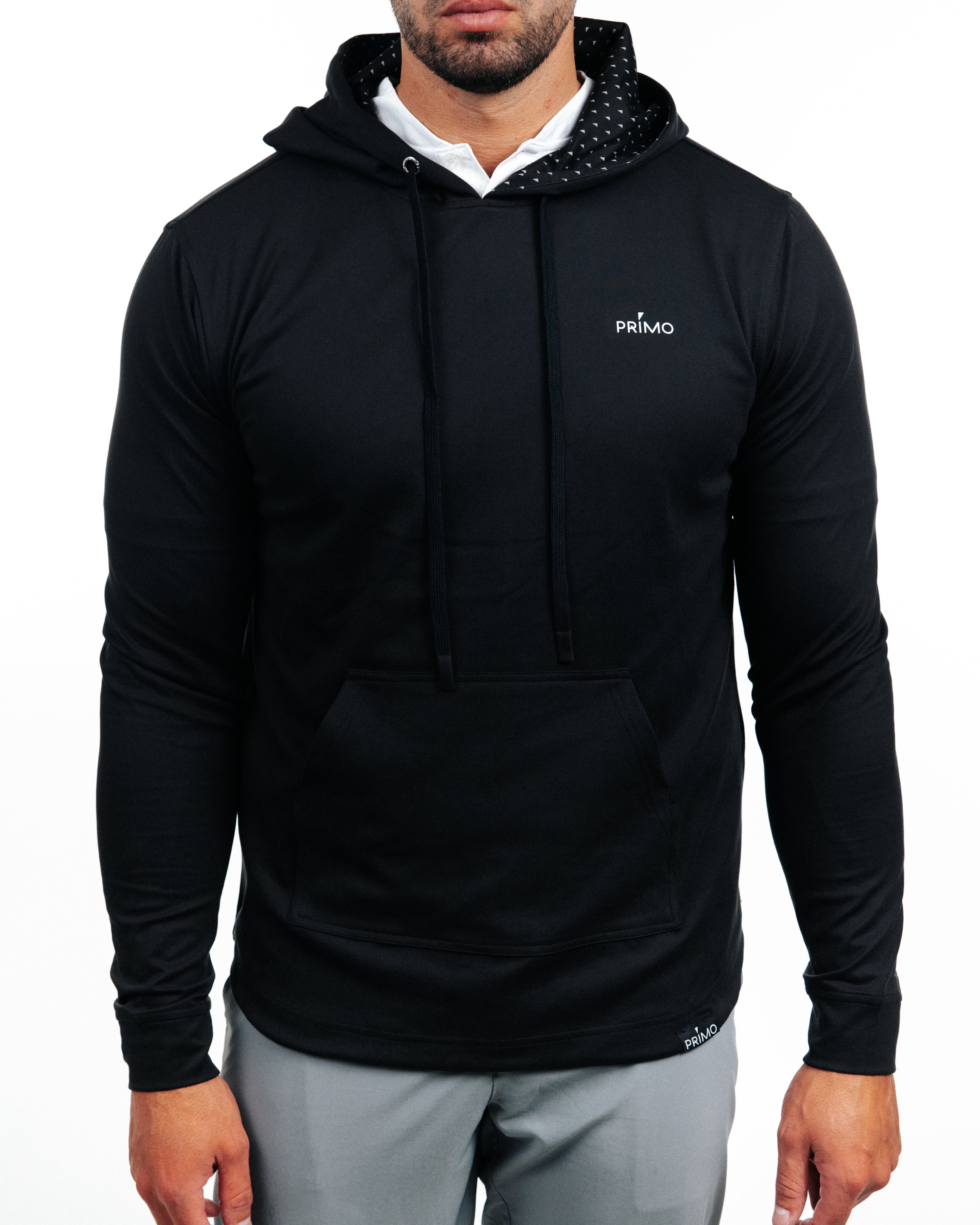 Primo Hoodie - Black – Primo Golf Apparel