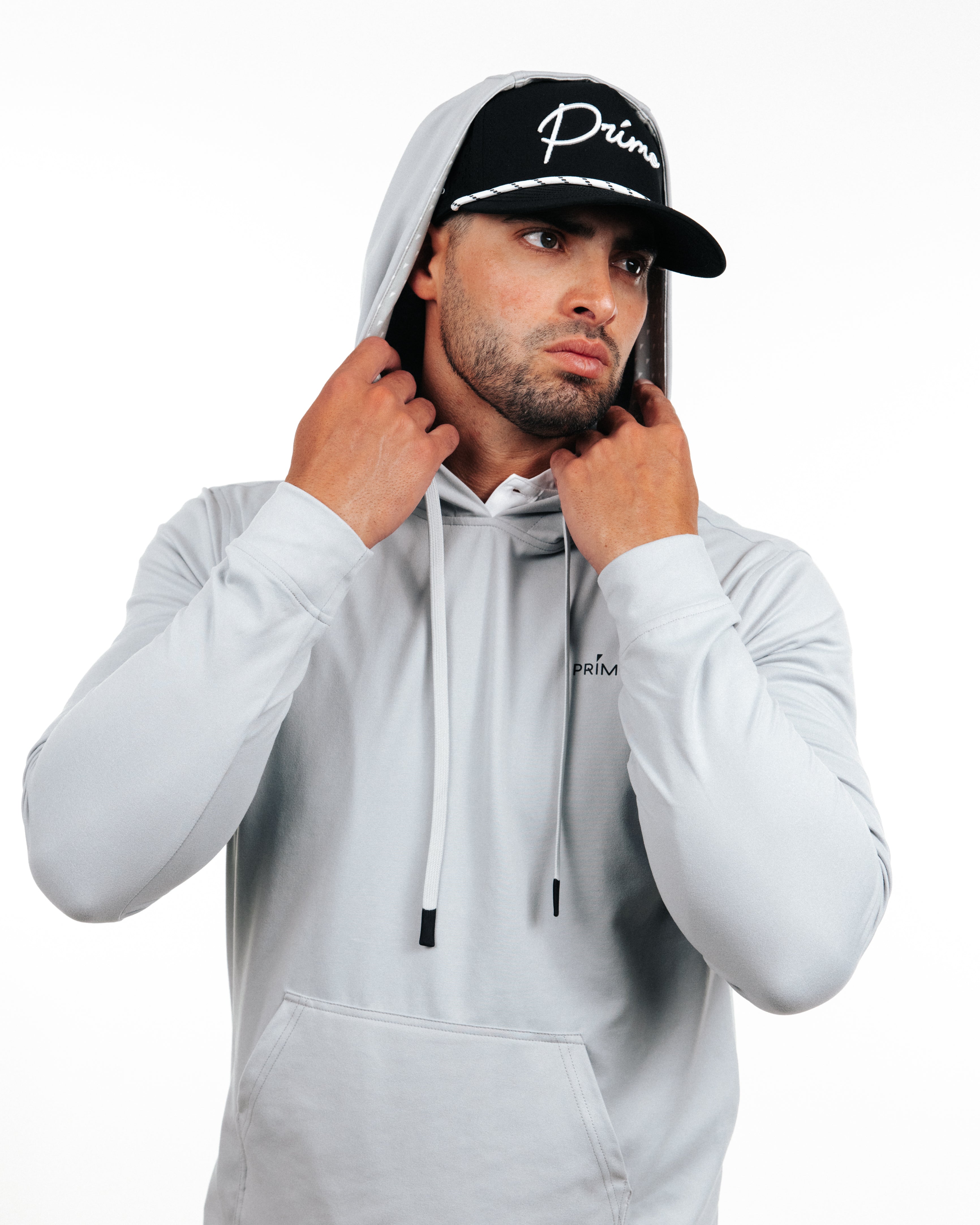 Light Gray Golf Hoodie – Primo Golf Apparel