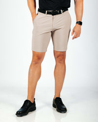Primo Golf Short - Light Brown