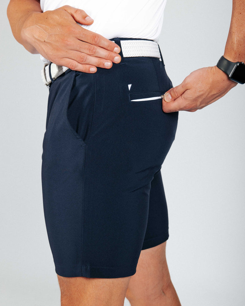 Men's Navy Blue Golf Shorts Navy Blue / 32 / 11 inch Men's Navy Blue Golf Shorts Navy Blue / 32 / 11 inch