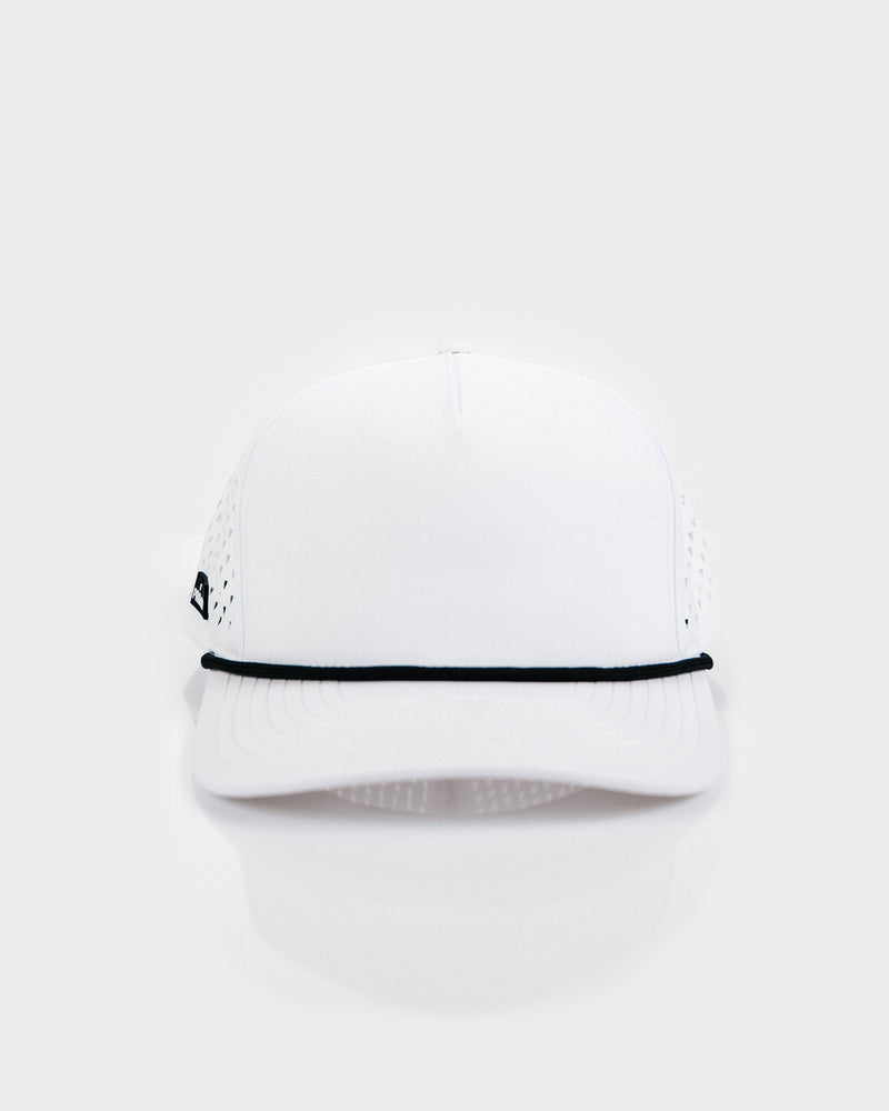 White Blank Hat w/Rope