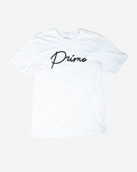 Primo White Cursive Tee