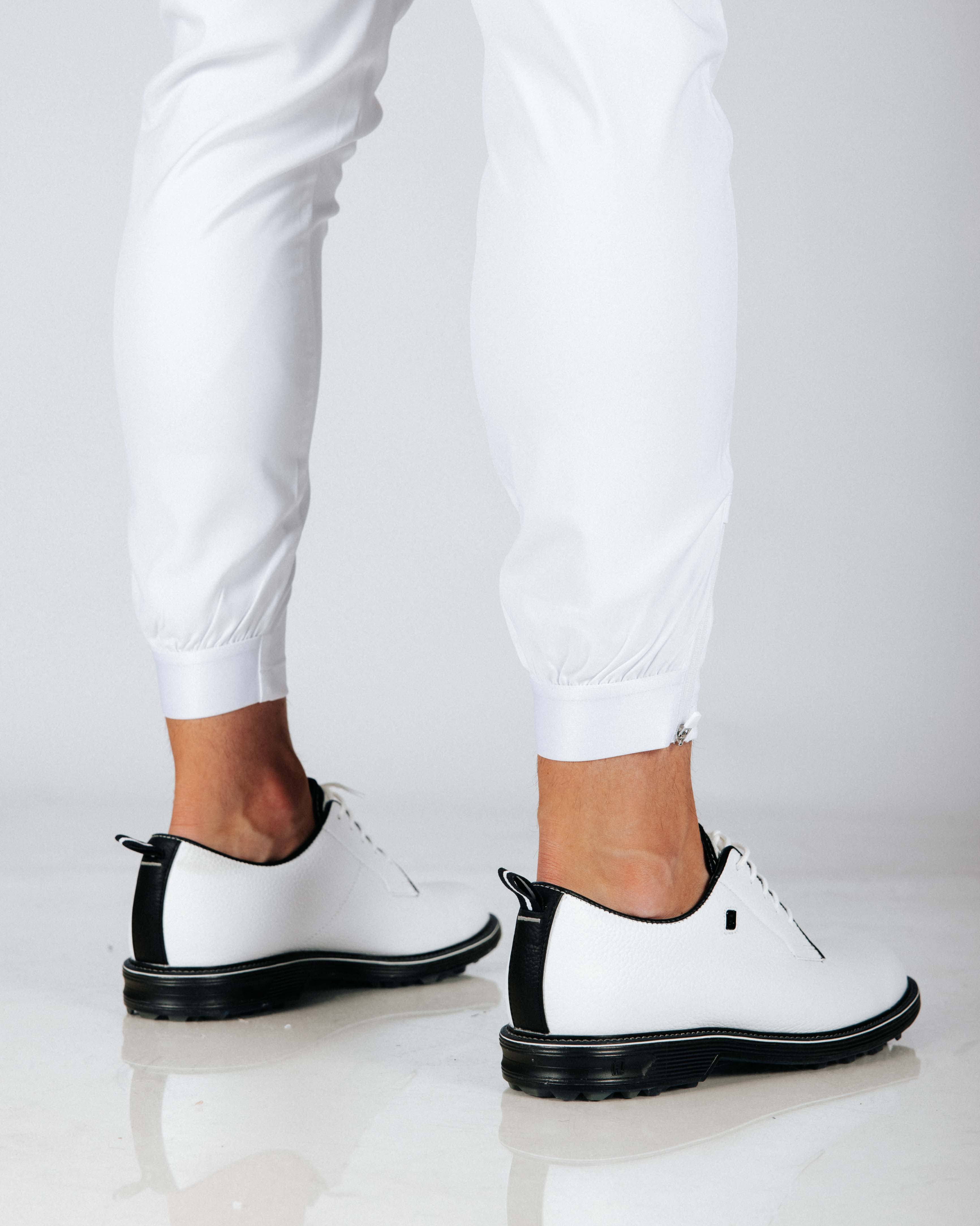 Men's White Golf Jogger – Primo Golf Apparel