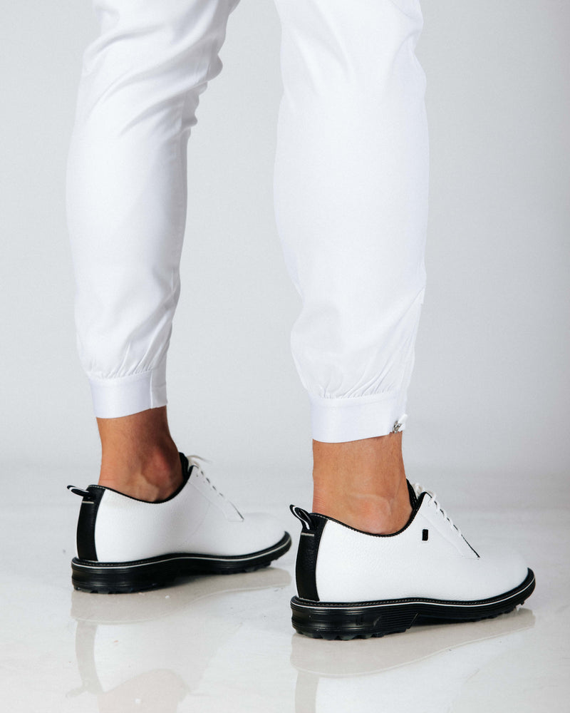 Men's White Golf Jogger