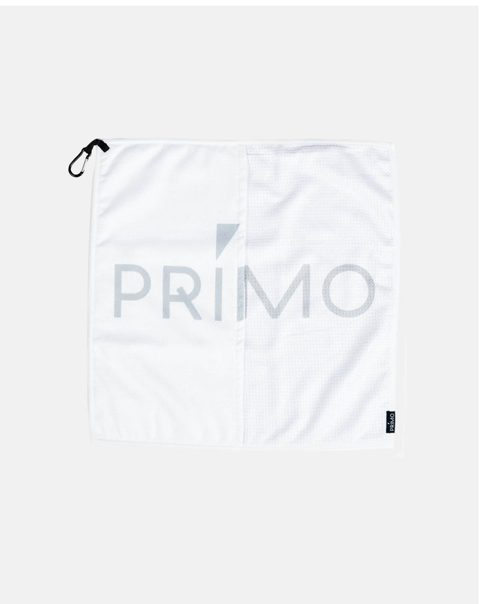 White Primo Wordmark Towel