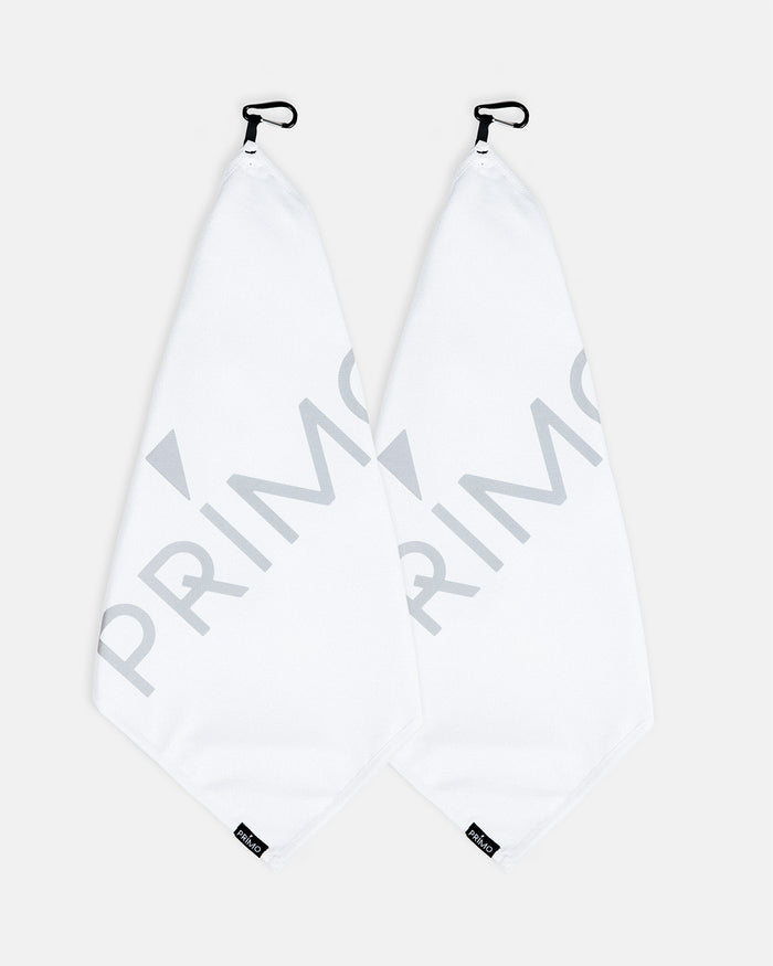 White + White Wordmark Towel Bundle