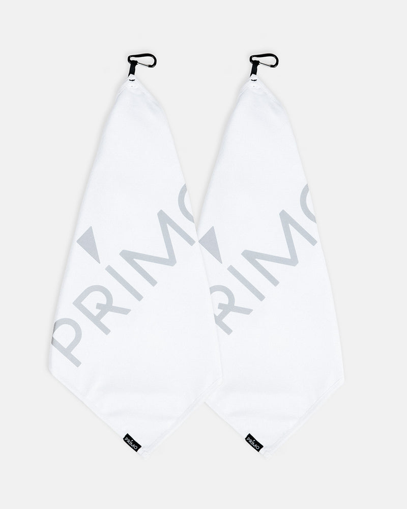 White + White Wordmark Towel Bundle