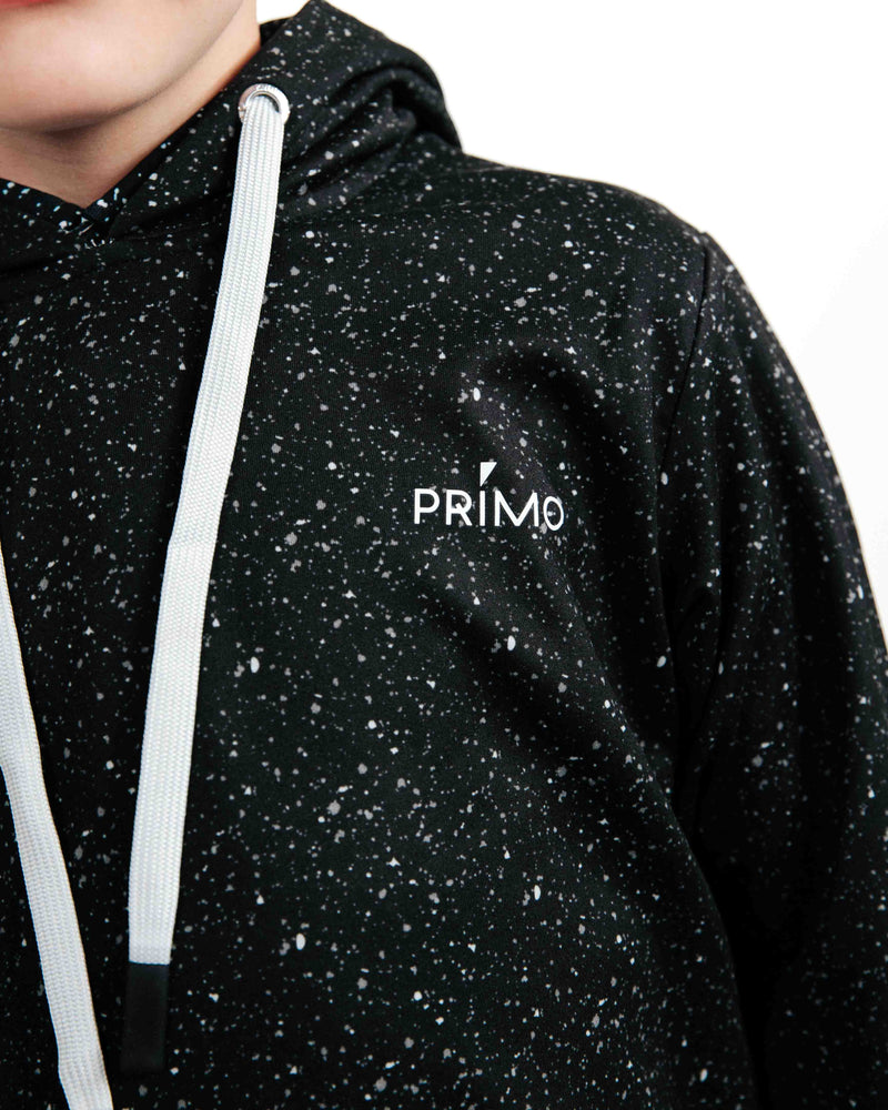 Primo Youth Hoodie - Speckled Black