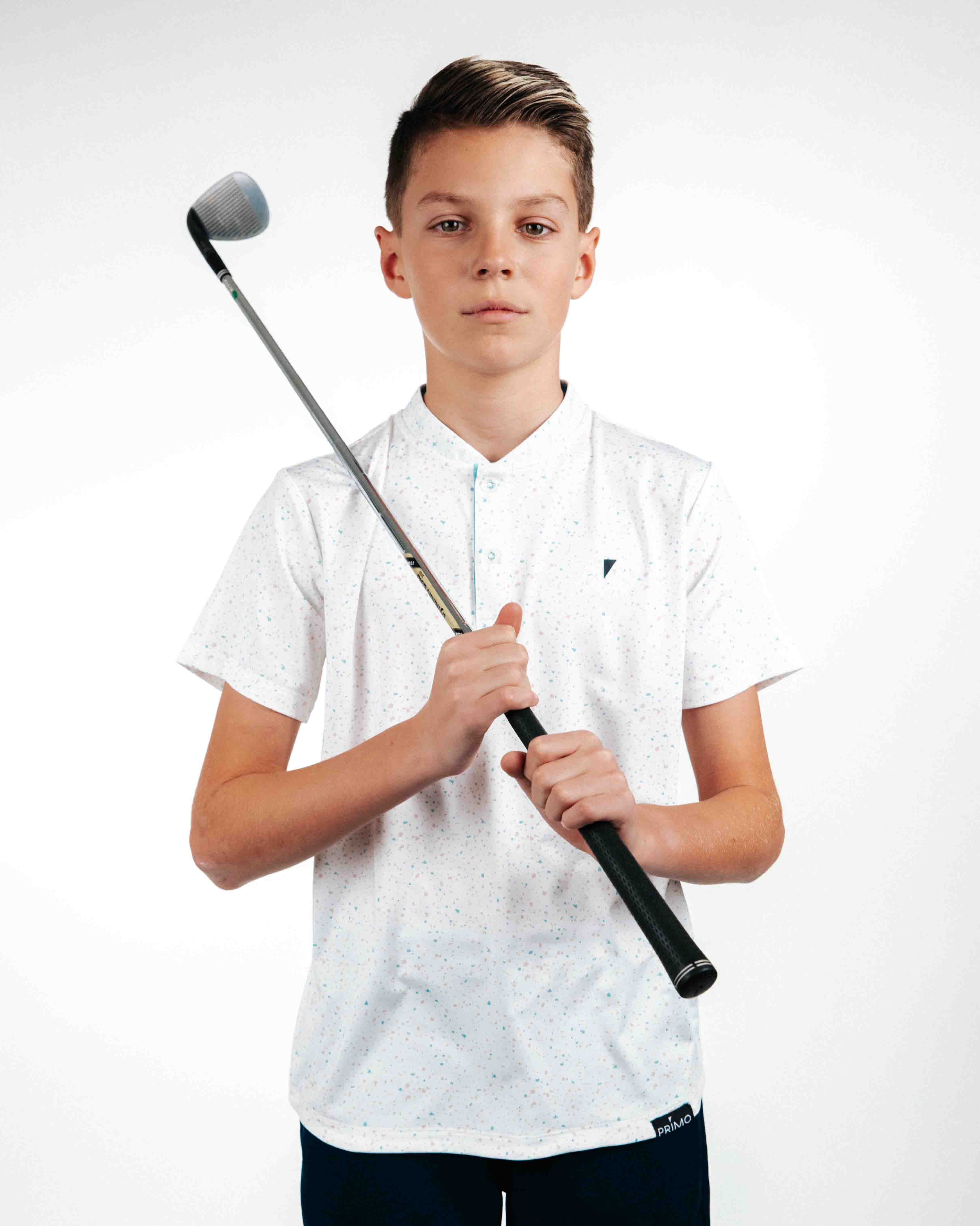 H BEAUTY＆YOUTH COTTON NYLON CORD POLO H BEAUTY＆YOUTH COTTON NYLON CORD POLO