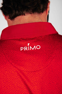 Red Maze Classic Polo