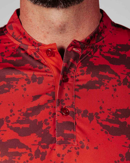 Red Splatter Blade Polo