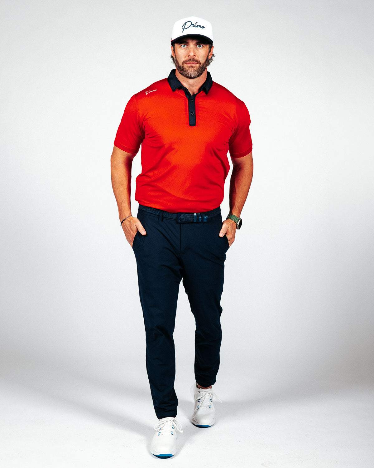 USA Red Classic Polo – Primo Golf Apparel
