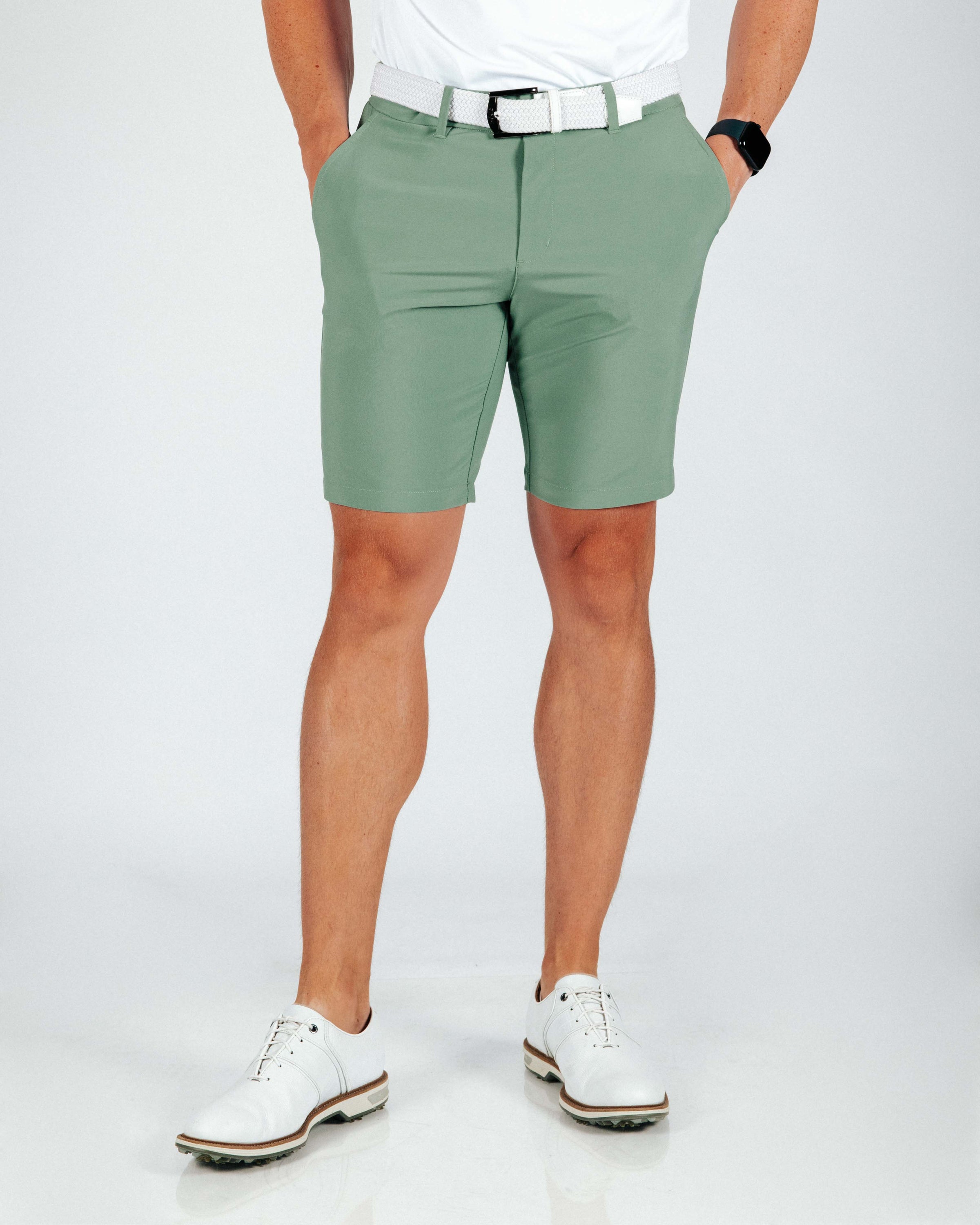 Men's Sage Green Golf Shorts – Primo Golf Apparel