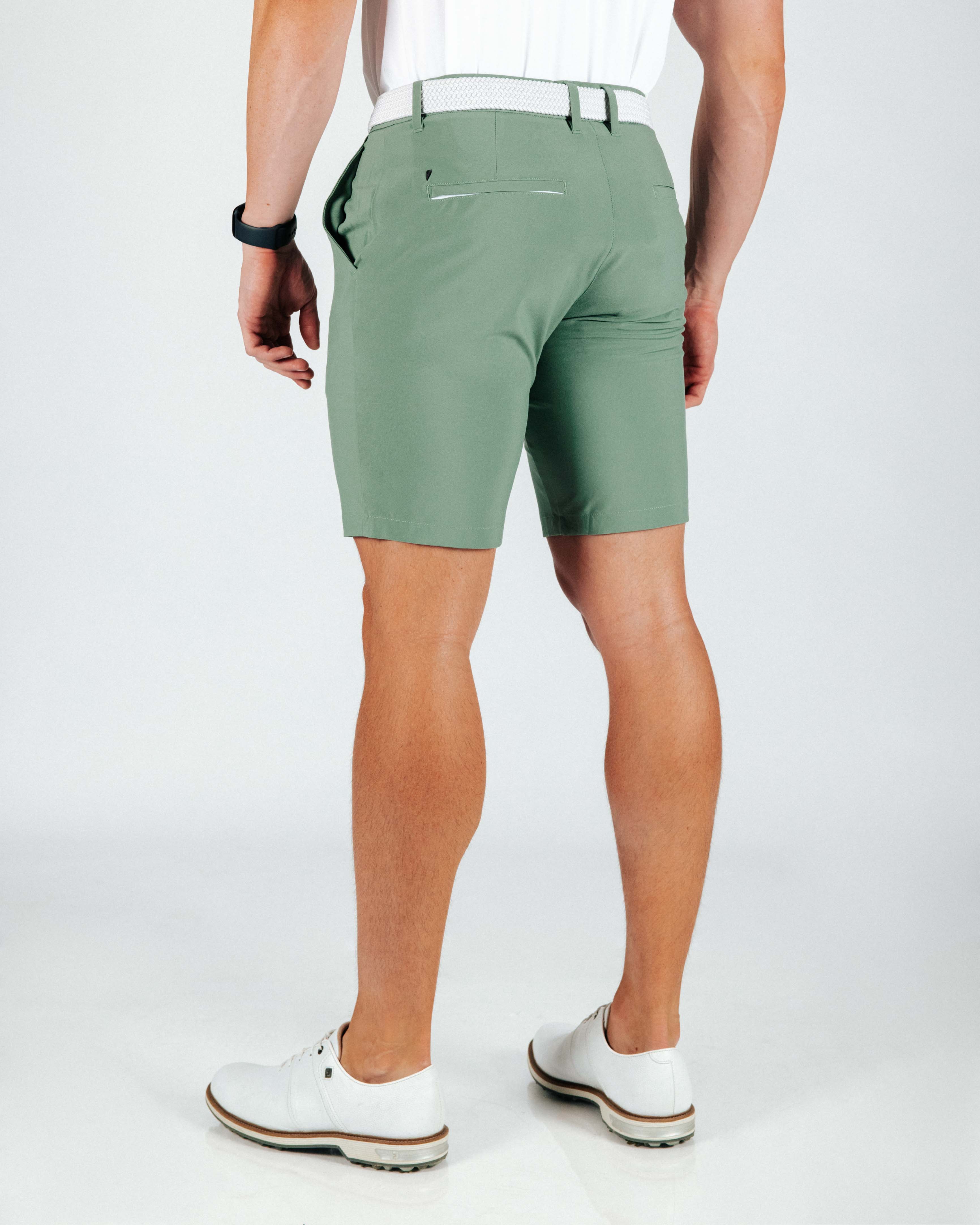 Men's Sage Green Golf Shorts – Primo Golf Apparel
