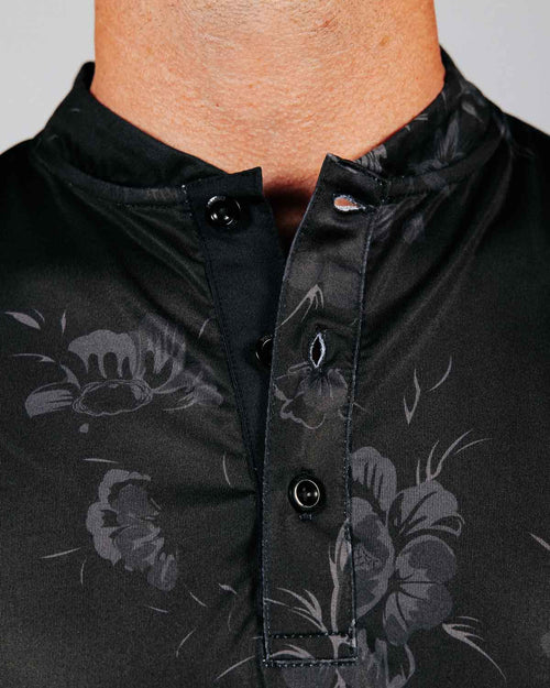Shadow Bloom Blade Collar Polo