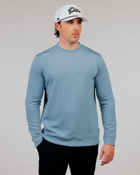 Cursive CoreSoft Crew - Stone Blue