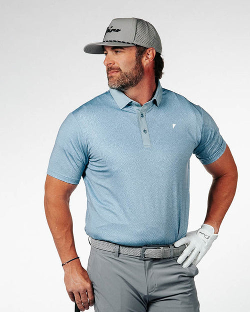Classic Polo - Storm Blue Maze