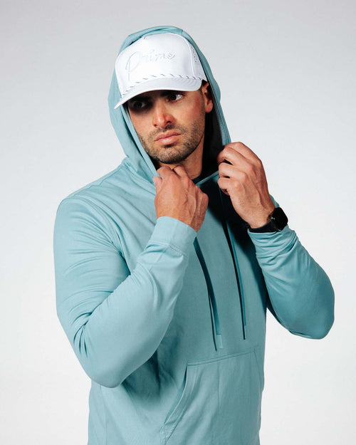 Storm Blue Pebble Golf Hoodie