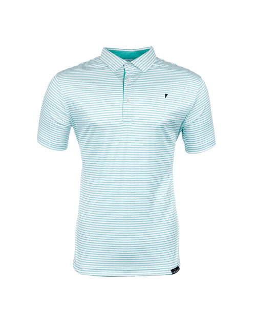 Classic Polo - Teal-Stripe