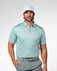 Classic Polo - Teal Chevron