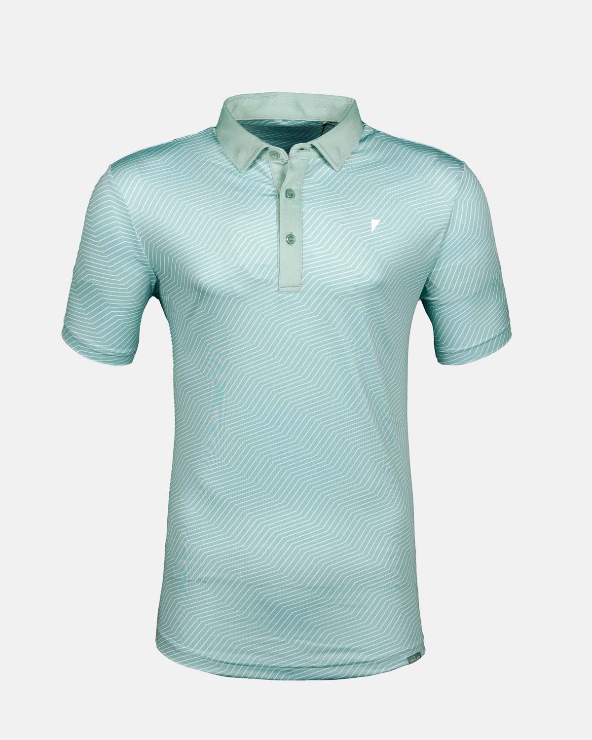 Teal Chevron Classic Polo – Primo Golf Apparel