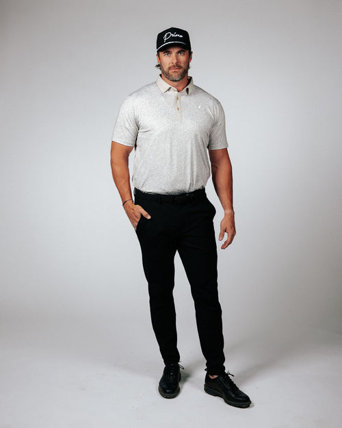 Warm Gray Sandstone Classic Polo