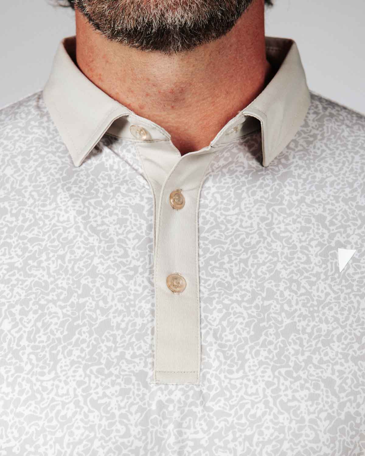 Warm Gray Sandstone Classic Polo – Primo Golf Apparel