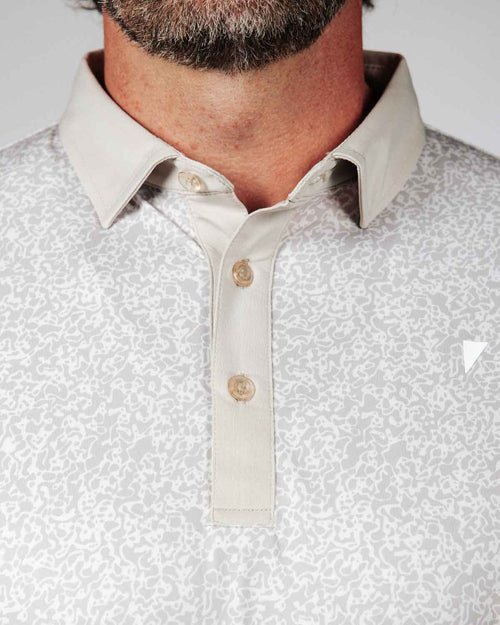Warm Gray Sandstone Classic Polo