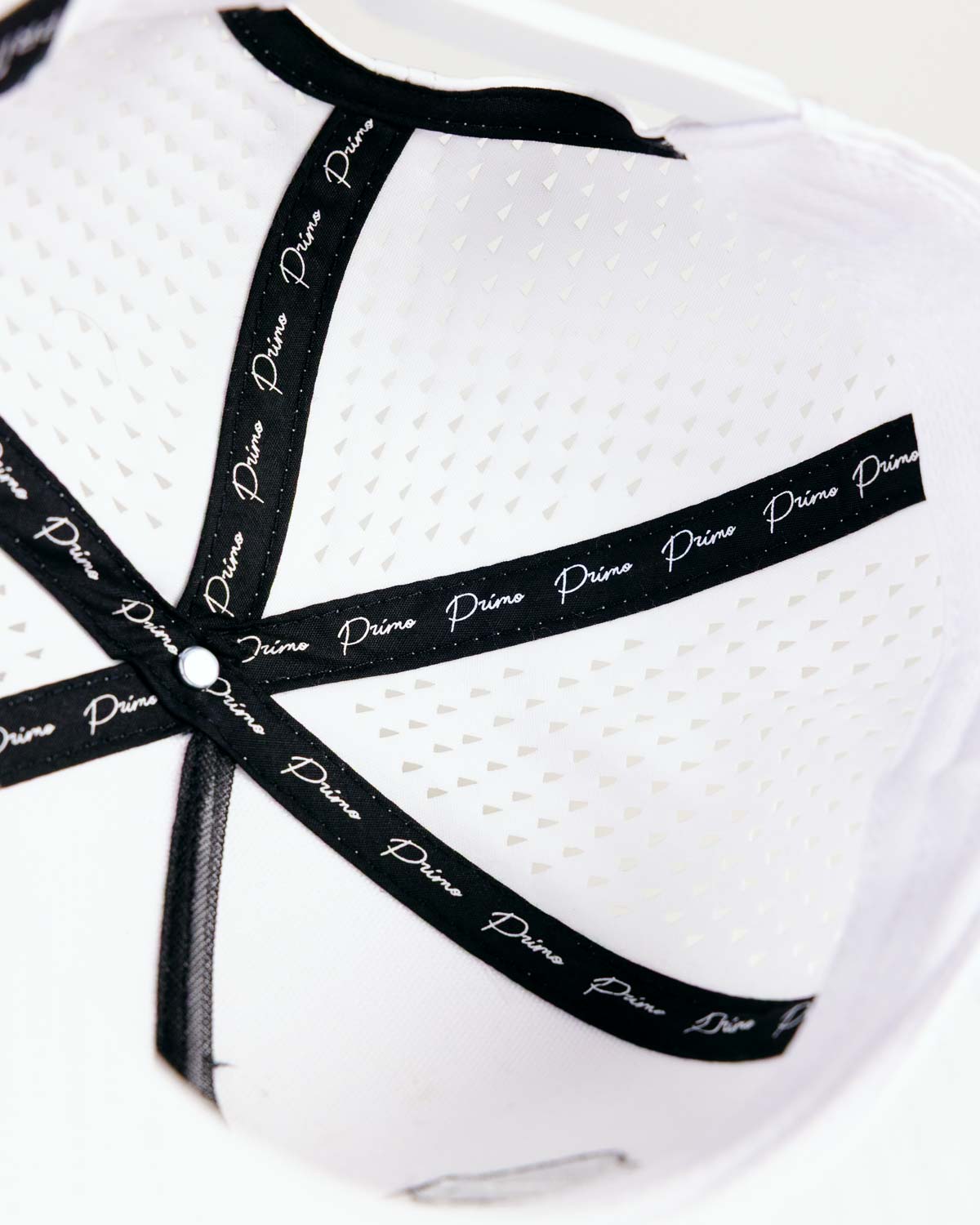 White 3D Cursive Hat