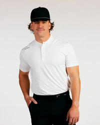 Cursive Blade Polo - Cursive White