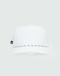 White Blank Hat w/Rope